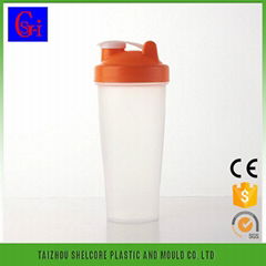 Plastic bpa free 600ml best design joyshaker bottle