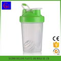 BPA free fashionable plastic protein shaker 3