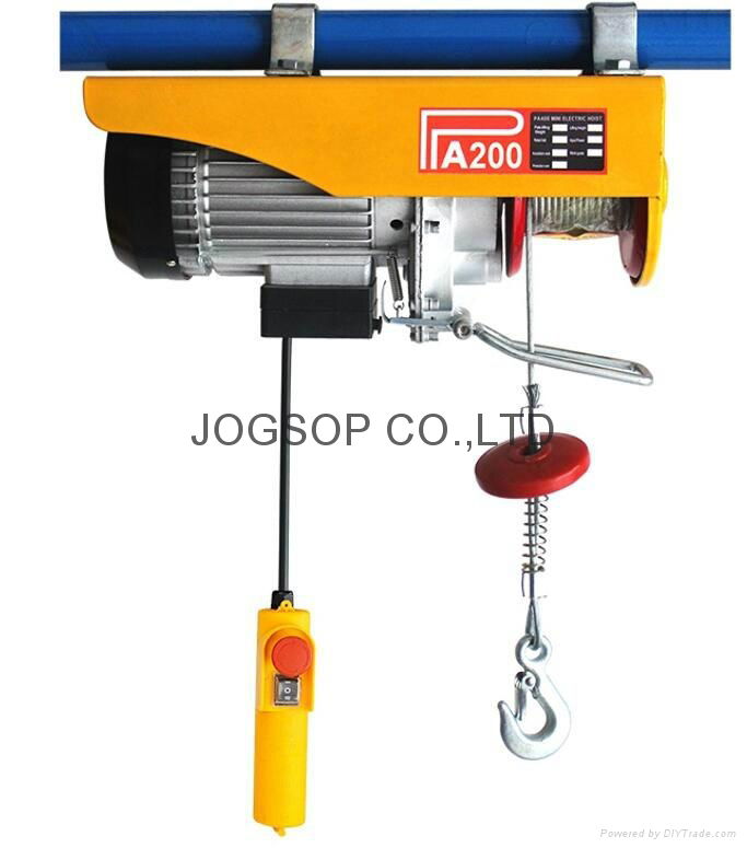 Electric mini hoist Capacity 200kg 2