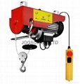 Portable PA 1000Type Remote Control Electric Wire Rope Mini Hoist 2