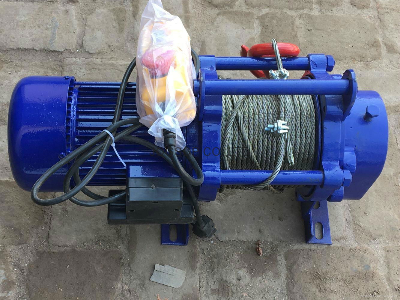 Best Sales Small Fast Line Speed Electric Winch 300-5000kgs 2