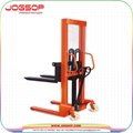 Good Manufacturer 1 Ton Manual Hydraulic Stacker with Low Price