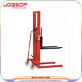 Good Manufacturer 1 Ton Manual Hydraulic Stacker with Low Price 4