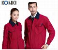 quality work cloth manufacturer China breathable gray blue unisex workwear unifo 4