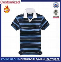 Wholesale Custom Short Sleeve Slim Fit Shirts Polo