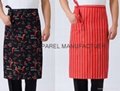 China supplier custom made kitchen apron  oven mitton pot holder sets 2