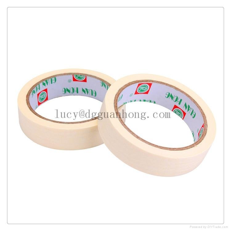 easy removable Decorative Colorful Sticky Automotive crepe paper Masking Tape 3
