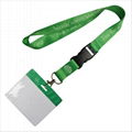 Detachable Sublimation Printed Polyester ID Neck Strap 1