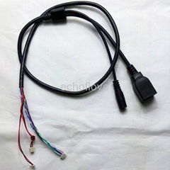 Network RJ45 DC 12V Power Port Connector for IP Camera