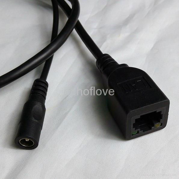 Network RJ45 DC 12V Power Port Connector for IP Camera 4