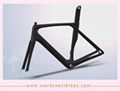 2017 OEM New arrival Carbon Fiber Road Bike Aero Racing Vbrake Frame accept book 2