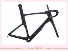  2017 workswell Carbon AERO DI2 System Compatible Carbon Road Bike Frame