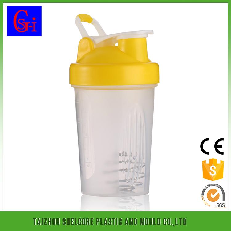 promotion 400ml plastic shaker bottle protein with handle SG007SLT
