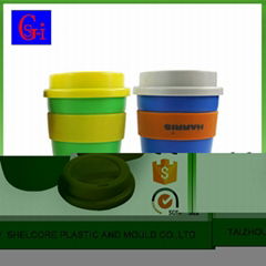 wholesale custom take away reusable plastic coffee cup