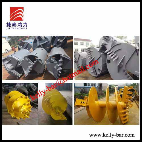 Rock drilling buckets rock drilling auger drilling tools 3