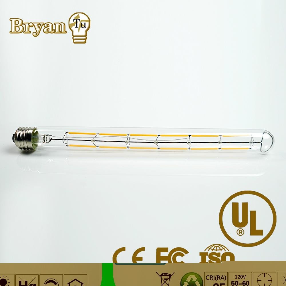 T30 6W european style lamps E27 600lm led filament bulb