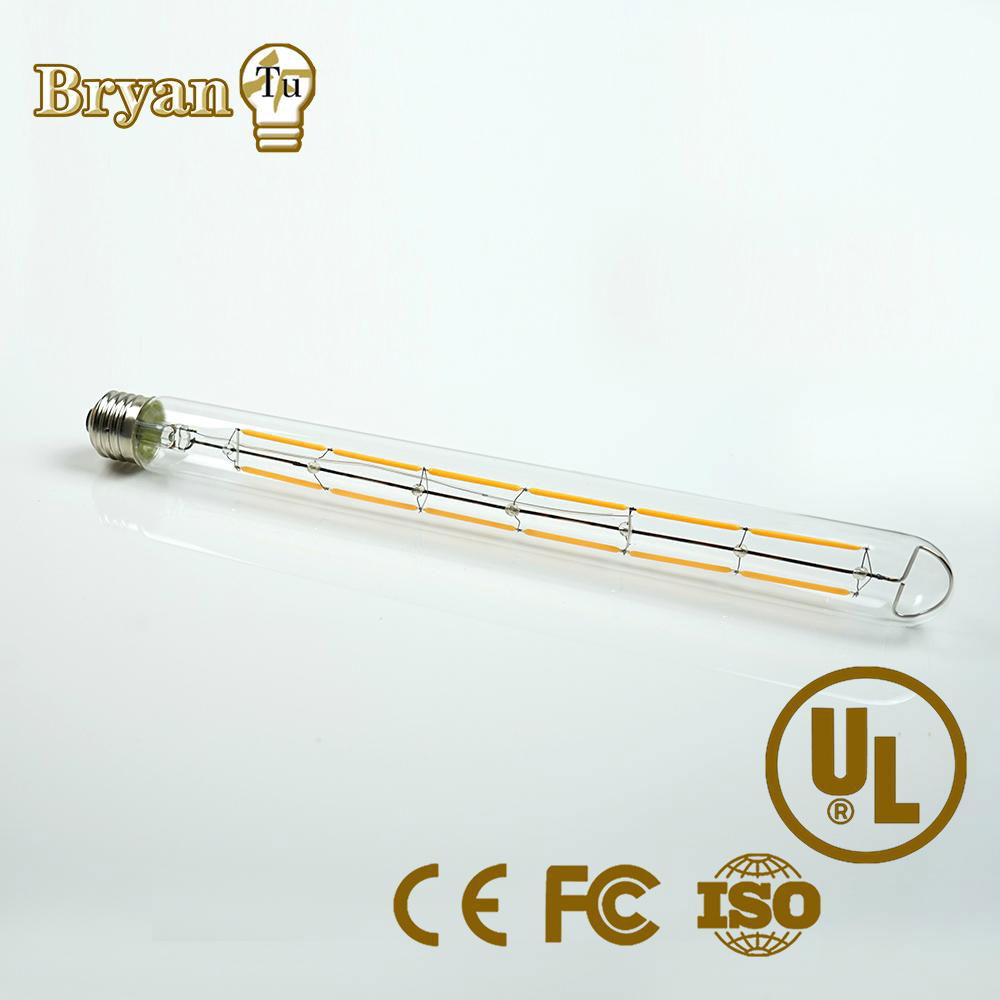 T30 6W european style lamps E27 600lm led filament bulb 2