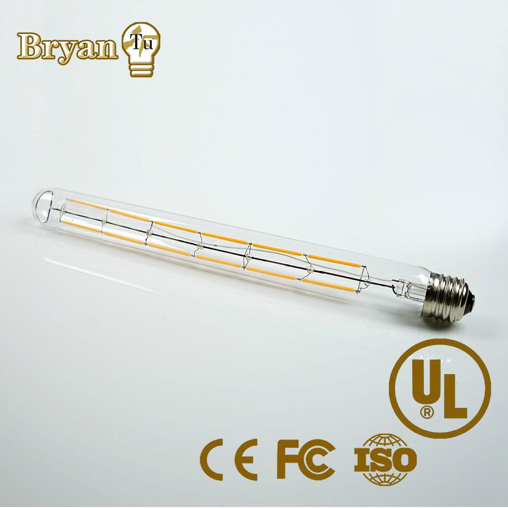 T30 6W european style lamps E27 600lm led filament bulb 3