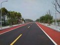 供应南京达尊热熔型道路交通彩色防滑标线 2