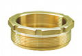 Female Threaded Pipe Hex Head Brass Plug Pipe Cap Cover Fittings
