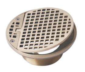 brass floor drain chrome plated  3