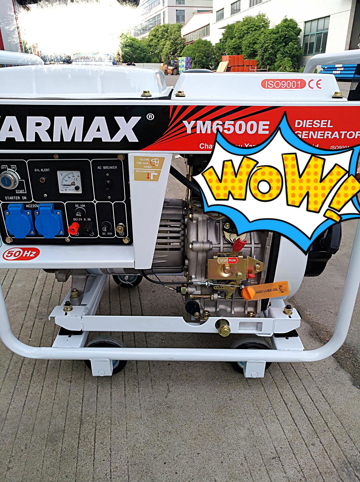 Yarmax Single-Cylinder Small Open Type Diesel Generator 4