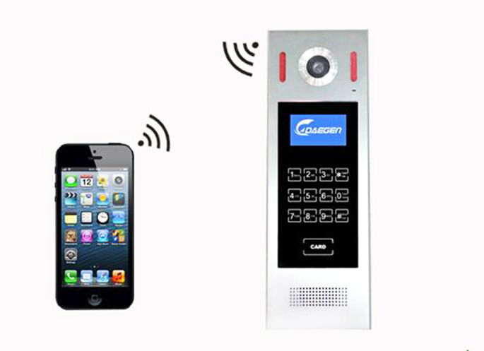 Home automation of GSM wireless video doorbell