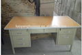 factory supply modern office table glass top 2