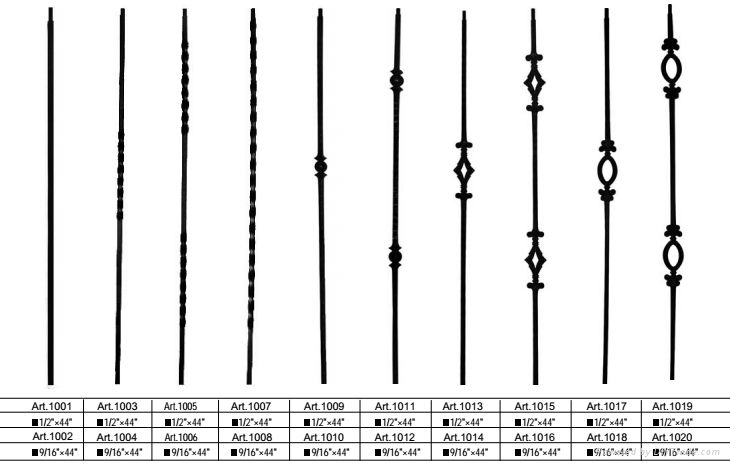 wrought iron ornaments for construction field 4