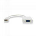 High Speed HDMI to VGA Adapter up to 1080P with IR Remote HDCP 3