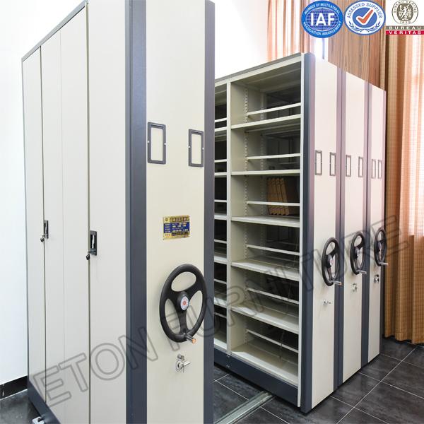 Library Steel Sliding Shelving Archive Cabinet Bulk Filing Cabinet 4