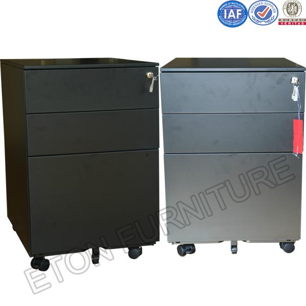 Office Full Steel 3 Drawer Filing Base Cabinet Beside Wall 2