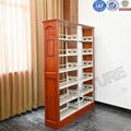 Library Office Metal Multi-level Bookcase Book Shelf 2