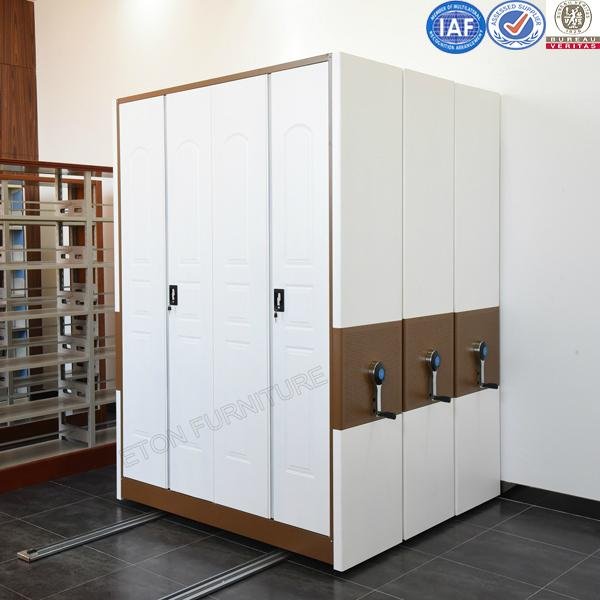 Yiteng Hot Selling Library Mobile Steel Embossing Shelving Cabinet 3