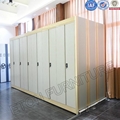 Library Trackless Metal Mobile file compactor Shelving Rack 5