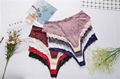 Free Sample Transparent Lace Women Panties Sexy Plus Size Underwear Women Thongs 4