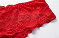 Free Sample Transparent Lace Women Panties Sexy Plus Size Underwear Women Thongs 5