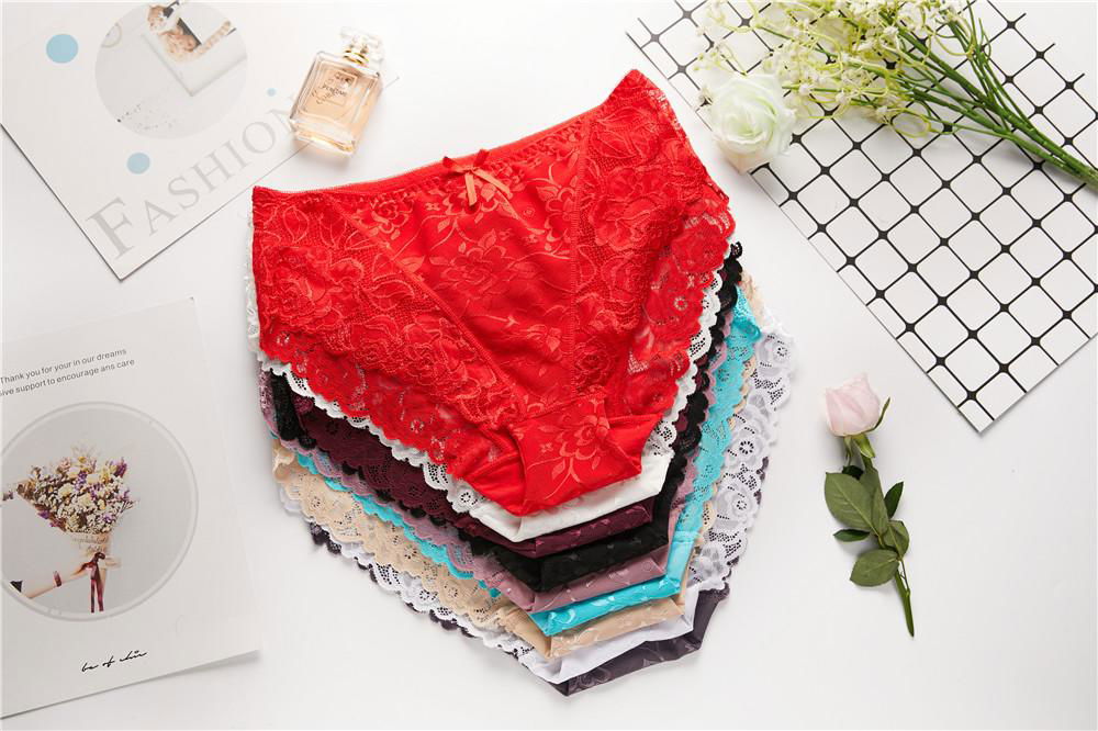  Custom Design butterfly plus size ladies lingerie seamless panties women 5