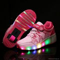 Boy Girls Children Roller Shoes with Wheel Kids Led Shoes light Sneakers