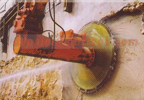 excavator diamond rock saw rock cutter machine  3