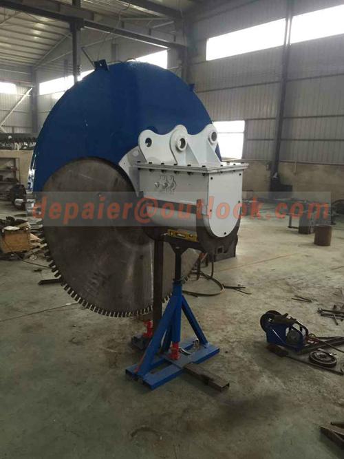 hydraulic rock saw excavator cutting blade 2