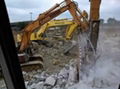 excavator stone cutting machinery rock