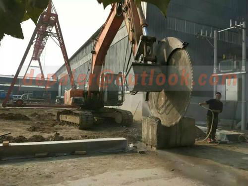 excavator stone cutting machinery rock saw blade 3