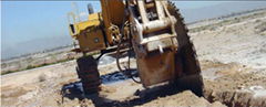 excavator stone cutting machinery hydraulic rock cutter