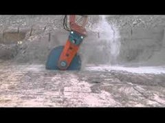 excavator rock saw with new design