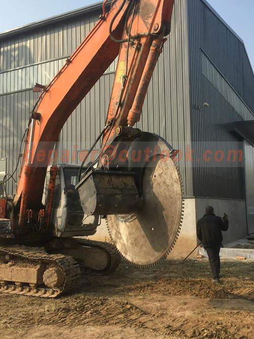 excavator rock saw with new design 5