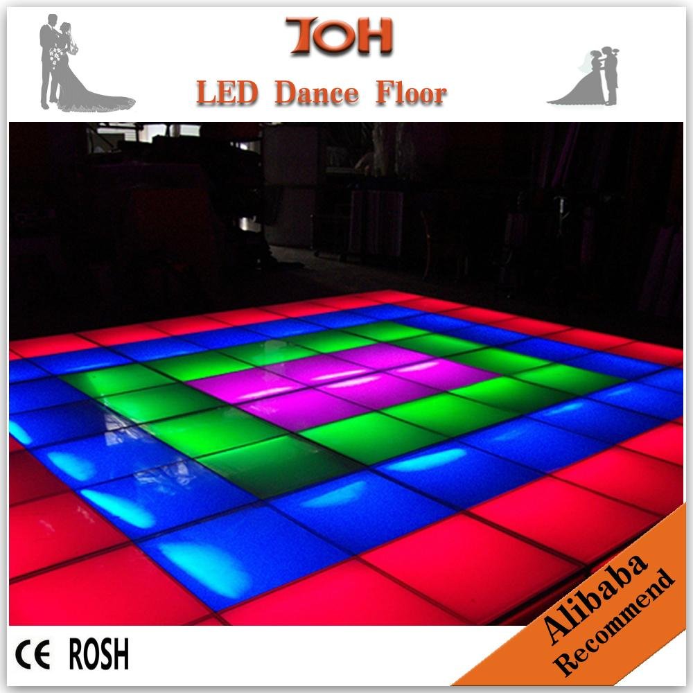 JOH led dance floor tiles stage wash led dancing floor