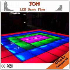 JOH led dance floor tiles stage wash led dancing floor