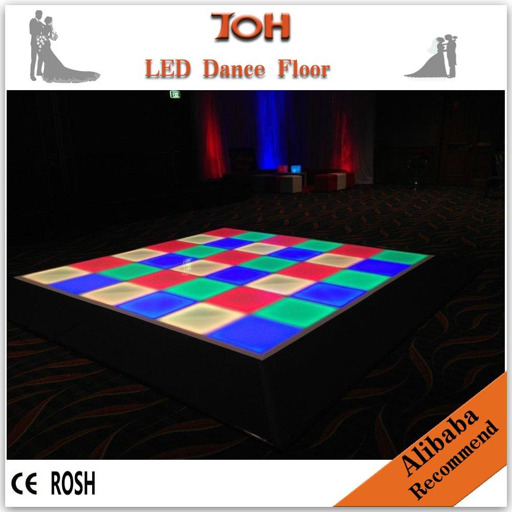 JOH led dance floor tiles stage wash led dancing floor 5