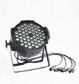 54*3W RGBW led par can light stage equipment